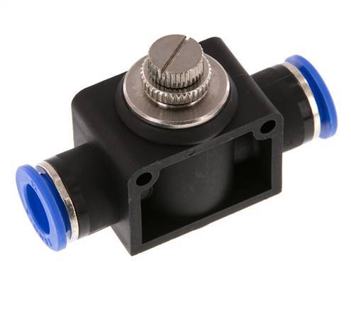 Flow Control Silencer Straight 12 mm Brass/PA 66