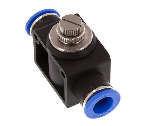 Flow Control Silencer Straight 12 mm Brass/PA 66