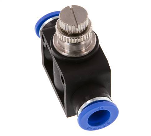 Flow Control Silencer Straight 10 mm Brass/PA 66