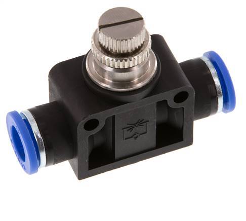 Flow Control Silencer Straight 10 mm Brass/PA 66