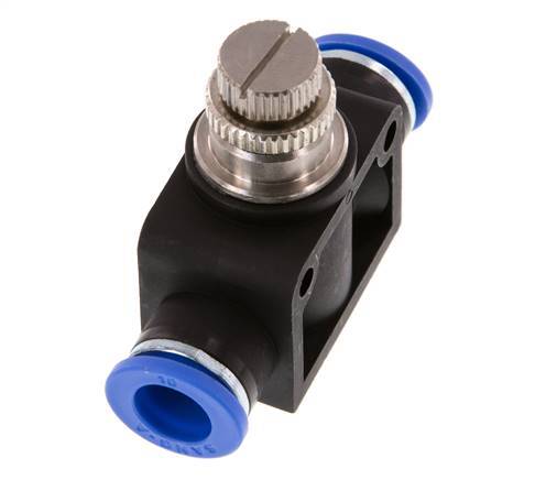 Flow Control Silencer Straight 10 mm Brass/PA 66