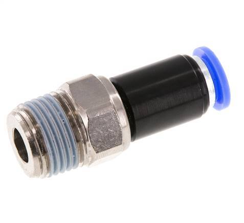 10mm & R1/2'' Swivel Joint Push-In-Male Threads Nickel-Plated Brass/PBT NBR Rotatable