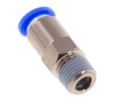 Push-In Check Valve 8mm & R1/4'' Male Brass/PBT 0.2-10bar (3-145psi) Hose-Thread