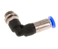 Push-In Fitting 4mm & G1/8'' Male Auto Shut-Off Elbow Brass/PBT 0-10bar (0-145psi) [2 Pieces]