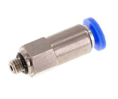 Push-In Check Valve 4mm & M5 Male Brass/PBT 0.2-10bar (3-145psi) Thread-Hose