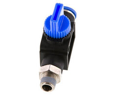 3/2-Way Shut-Off Hand Valve 8 mm - R1/8'' Plastic/Brass Thread-side venting