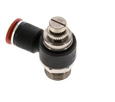 Flow Control Silencer Meter-In Elbow 12 mm - G1/2'' Brass/PA 66