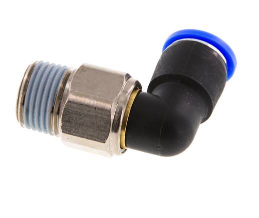 12mm & R1/2'' Elbow Swivel Joint Push-In-Male Threads Nickel-Plated ...