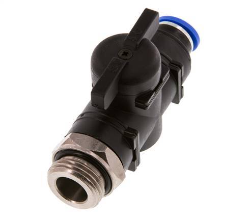 2-Way Straight Ball Valve 10 mm - G1/2'' Plastic/Brass