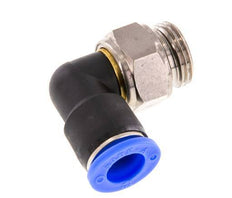 12mm & G1/2'' Elbow Swivel Joint Push-In-Male Threads Nickel-Plated Brass/PBT NBR Rotatable
