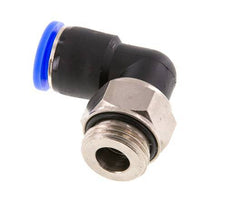 12mm & G1/2'' Elbow Swivel Joint Push-In-Male Threads Nickel-Plated Brass/PBT NBR Rotatable