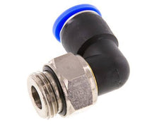 12mm & G1/2'' Elbow Swivel Joint Push-In-Male Threads Nickel-Plated Brass/PBT NBR Rotatable