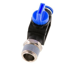 3/2-Way Shut-Off Hand Valve 8 mm - R3/8'' Plastic/Brass Thread-side venting