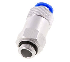 Push-In Check Valve 10mm & G3/8'' Male Aluminum 0.2-10bar (3-145psi) Thread-Hose
