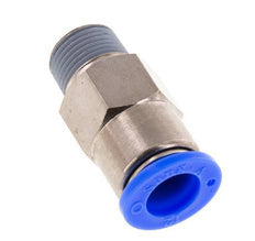 Push-In Fitting 12mm & R3/8'' Male Auto Shut-Off Brass/PBT 0-10bar (0-145psi)
