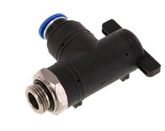 2-Way Elbow Ball Valve 10 mm - G3/8'' Plastic/Brass