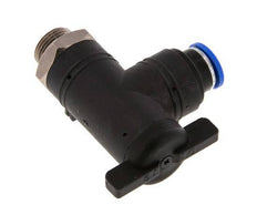 2-Way Elbow Ball Valve 10 mm - G3/8'' Plastic/Brass