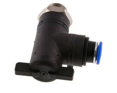 2-Way Elbow Ball Valve 10 mm - G3/8'' Plastic/Brass