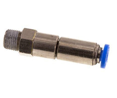 4mm & R1/8'' Quick Swivel Joint Push-In-Male Threads Nickel-Plated Brass/PBT NBR Rotatable