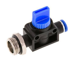 3/2-Way Shut-Off Hand Valve 6 mm - G3/8'' Plastic/Brass Tube-side venting