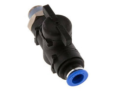 2-Way Straight Ball Valve 10 mm - R3/8'' Plastic/Brass