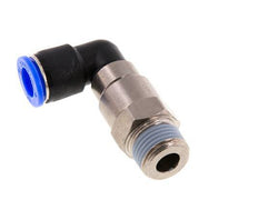 12mm & R1/2'' Elbow Quick Swivel Joint Push-In-Male Threads Nickel-Plated Brass/PBT NBR Rotatable