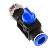 3/2-Way Shut-Off Hand Valve 12 mm - G1/2'' Plastic/Brass Tube-side venting