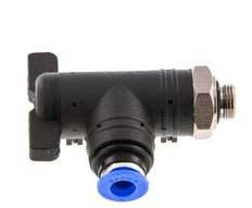 2-Way Elbow Ball Valve 6 mm - G1/8'' Plastic/Brass