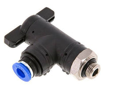 2-Way Elbow Ball Valve 6 mm - G1/8'' Plastic/Brass