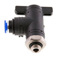 2-Way Elbow Ball Valve 6 mm - G1/8'' Plastic/Brass