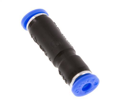 Push-In Fitting 4mm Auto Shut-Off Brass/PBT 0-10bar (0-145psi) [2 Pieces]