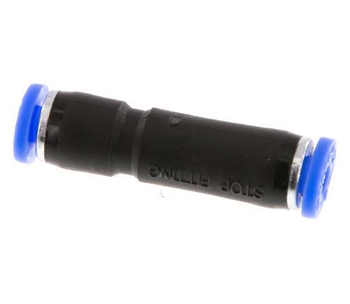 Push-In Fitting 4mm Auto Shut-Off Brass/PBT 0-10bar (0-145psi) [2 Pieces]