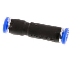 Push-In Fitting 4mm Auto Shut-Off Brass/PBT 0-10bar (0-145psi) [2 Pieces]