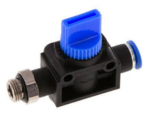 3/2-Way Shut-Off Hand Valve 6 mm - G1/8'' Plastic/Brass Thread-side venting