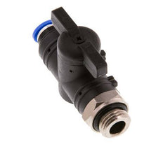 2-Way Straight Ball Valve 6 mm - G1/4'' Plastic/Brass