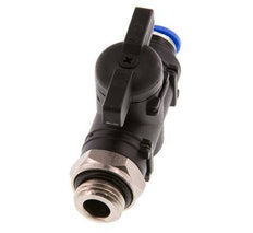 2-Way Straight Ball Valve 6 mm - G1/4'' Plastic/Brass