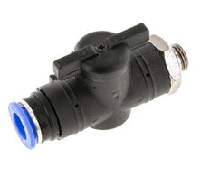 2-Way Straight Ball Valve 12 mm - G1/4'' Plastic/Brass