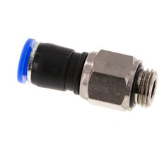 8mm & G1/4'' Swivel Joint Push-In-Male Threads Nickel-Plated Brass/PBT NBR Rotatable