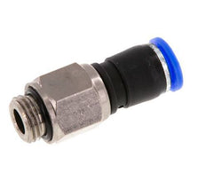 8mm & G1/4'' Swivel Joint Push-In-Male Threads Nickel-Plated Brass/PBT NBR Rotatable