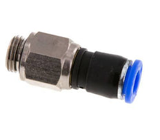 8mm & G1/4'' Swivel Joint Push-In-Male Threads Nickel-Plated Brass/PBT NBR Rotatable