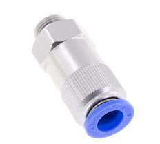 Push-In Check Valve 12mm & G3/8'' Male Aluminum 0.2-10bar (3-145psi) Hose-Thread