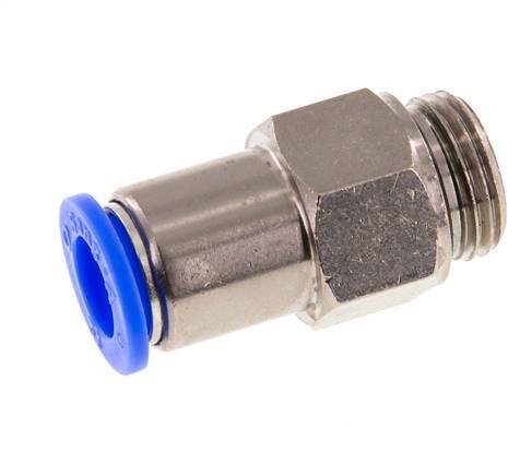 Push-In Fitting 12mm & G1/2'' Male Auto Shut-Off Brass/PBT 0-10bar (0-145psi)