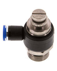 Flow Control Silencer Meter-Out Elbow 8 mm - G1/2'' Brass/PA 66