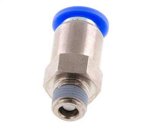 Push-In Check Valve 8mm & R1/8'' Male Brass/PBT 0.2-10bar (3-145psi) Thread-Hose