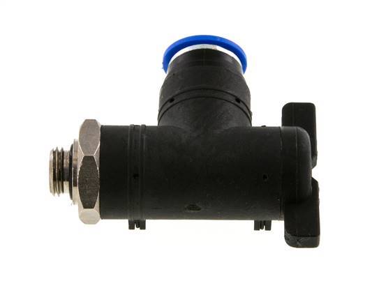 2-Way Elbow Ball Valve 12 mm - G1/4'' Plastic/Brass | Tameson.com