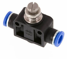 Flow Control Silencer Straight 8 mm Brass/PA 66