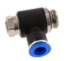 Flow Control Silencer Meter-Out Elbow 10 mm - G3/8'' Brass/PA 66 Slotted Screw