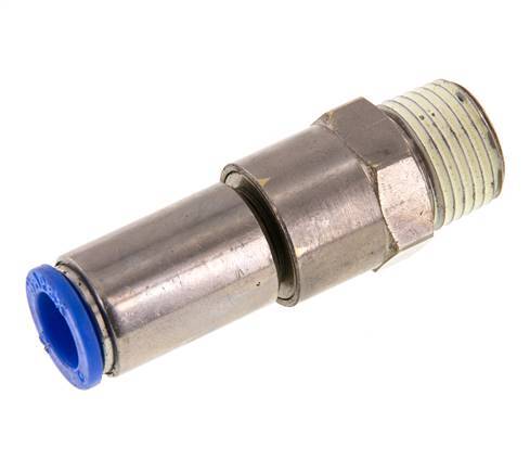 12mm & R1/2'' Quick Swivel Joint Push-In-Male Threads Nickel-Plated Br ...