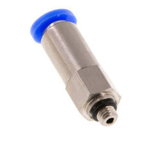 Push-In Fitting 4mm & M5 Male Auto Shut-Off Brass/PBT 0-10bar (0-145psi)