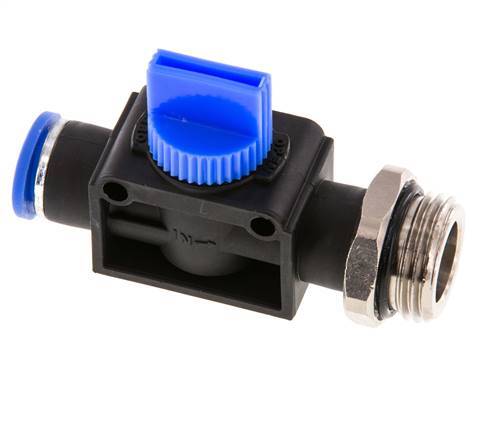 3/2-Way Shut-Off Hand Valve 10 mm - G1/2'' Plastic/Brass Thread-side venting